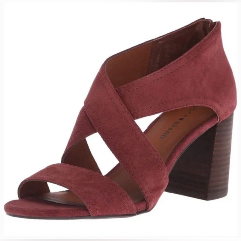 Lucky Brand Vidva Suede Heeled Sandal